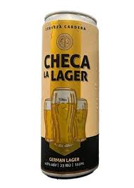 CARDERA CHECA LA LAGER (LATA) 12 OZ - Cebada Malteada