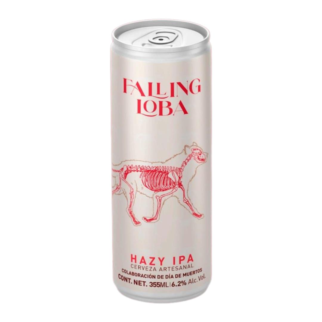 LOBA FALLING HAZY IPA LATA 12 OZ - Cebada Malteada