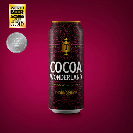 THORNBRIDGE COCOA WONDERLAND PORTER (LATA) 14 OZ - Cebada Malteada