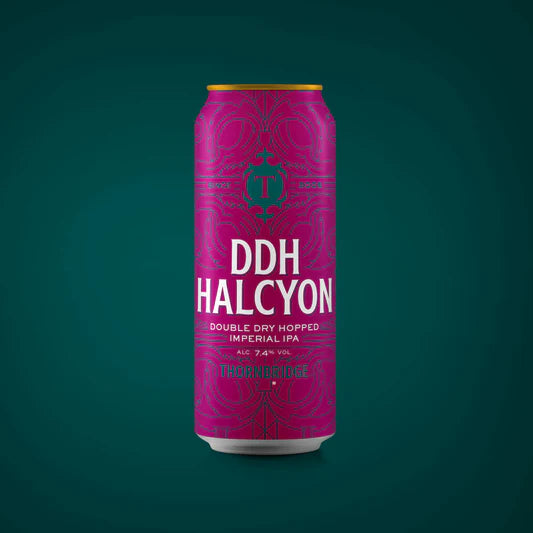 THORNBRIDGE DDH HALCYON DIPA (LATA) 14 OZ - Cebada Malteada