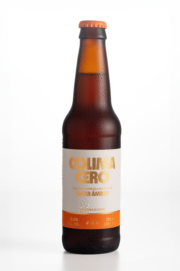 COLIMA CERO LAGER AMBAR 355 ML - Cebada Malteada