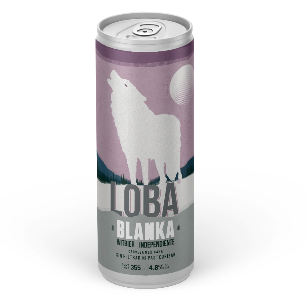 LOBA BLANKA 355 ML - Cebada Malteada