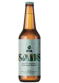 SANS IPA SIN ALCOHOL 355 ML - Cebada Malteada