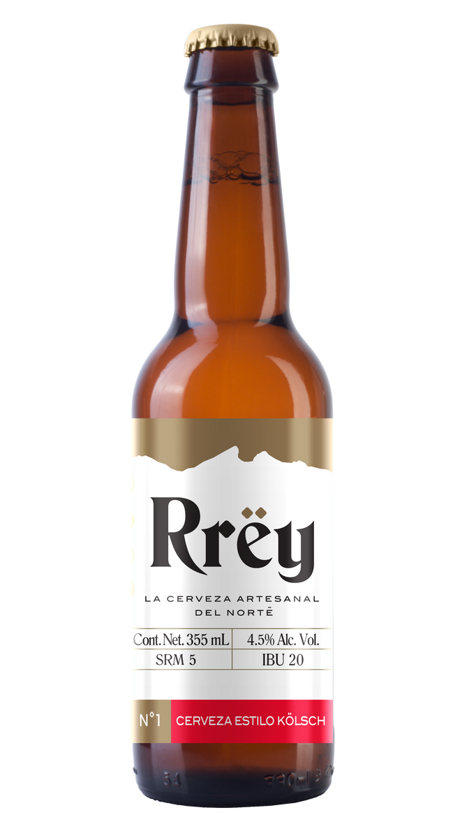 RRËY N°1 KÖLSCH 355 ML - Cebada Malteada