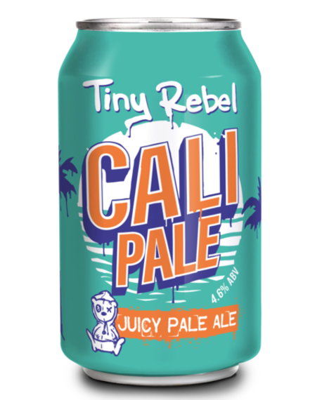 TINY REBEL CALI PALE (LATA) 12 OZ - Cebada Malteada